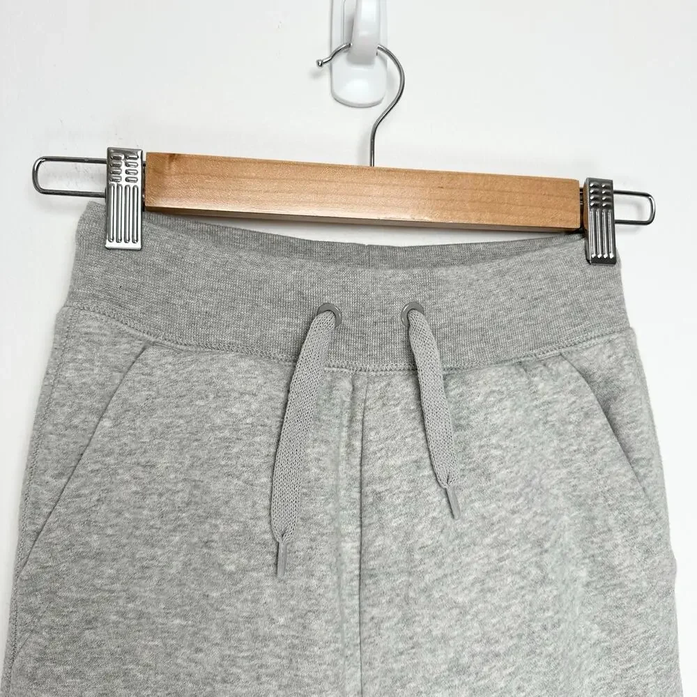 NWT Lot of‎ 2 Gap Kids Sherpa Lined Joggers | Gray | SZ 6-7